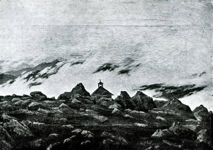 mt_48_friedrich caspar david_mountain chapel in the mist_1811